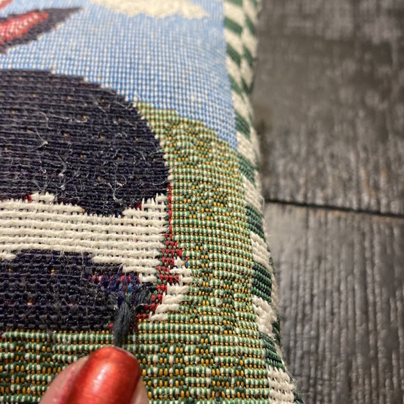 Vintage Bunny Tapestry Door Hanging Pillow! - Picture 5 of 5